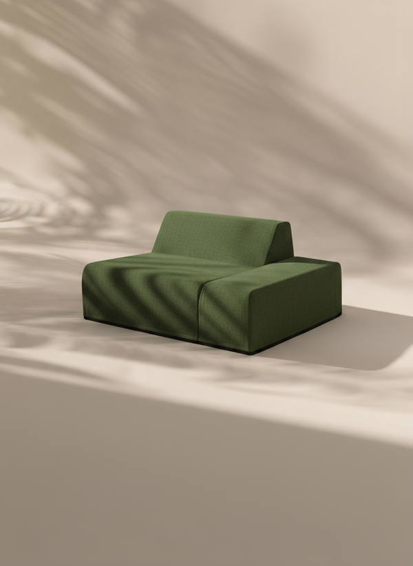 Modo Left End - Performance Fabric - Sage