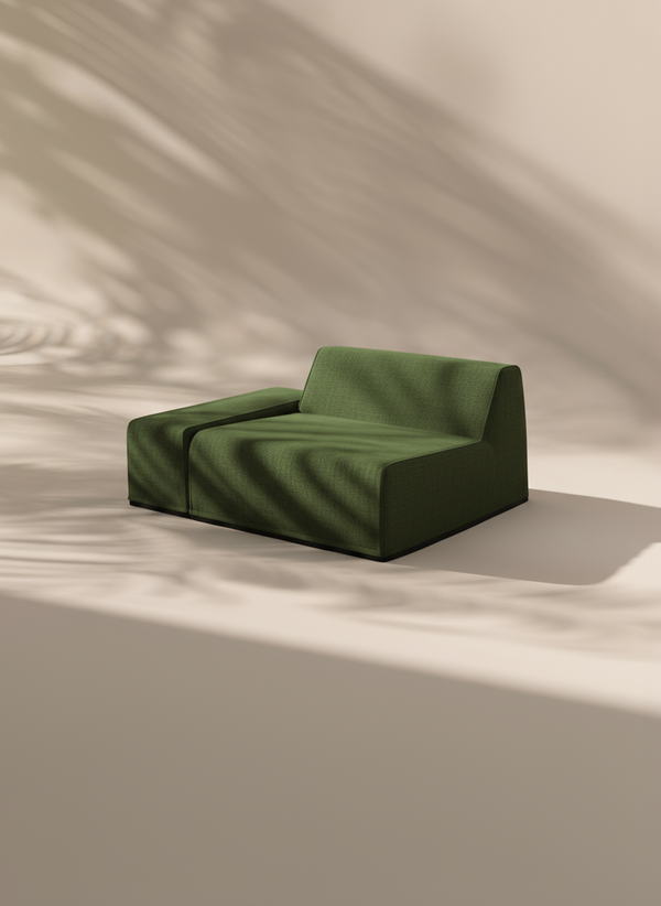 Modo Right End - Performance Fabric - Sage