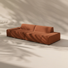 Modo 2 Piece (102") Sofa - Performance Fabric - Terracotta