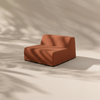 Modo Center - Performance Fabric - Terracotta