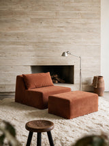 Modo Lounge Chair - Performance Fabric - Terracotta