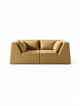 Modo 2 Piece (86") High-Arm Sofa - Performance Fabric - Chamomile