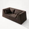 Modo 2 Piece (86") High-Arm Sofa - Performance Fabric - Mocha