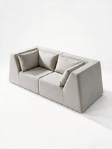 Modo 2 Piece (86") High-Arm Sofa - Performance Fabric - Natural