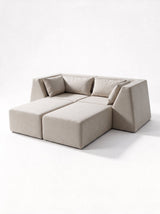 Modo 2 Piece (86") High-Arm Sofa - Performance Fabric - Natural