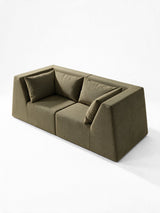 Modo 2 Piece (86") High-Arm Sofa - Performance Fabric - Sage
