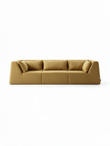 Modo 3 Piece (126") High-Arm Sofa - Performance Fabric - Chamomile
