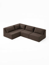 Modo 4 Piece Sectional (Armless) - Mocha