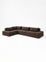 Modo 4 Piece Sectional (Classic) - Mocha