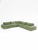 Modo 5 Piece Sectional (Classic) - Aqua