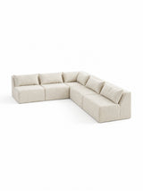 Modo 5 Piece Sectional (Armless) - Boucle