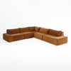 Modo 5 Piece Sectional (Classic) - Cognac