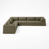 Modo 6 Piece Sectional (Corners) - Sage