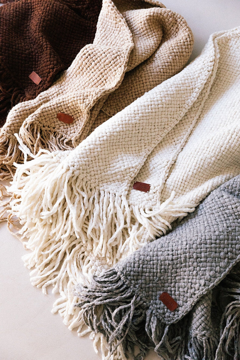 Monte Throw - Natural White