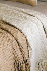 Monte Throw - Natural White