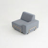Modo Left End Outdoor Slipcover - Navy