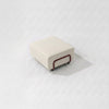 Modo Ottoman Outdoor - Oat with Malbec Aluminum