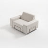 Modo Armchair Outdoor - Oat with Stone Aluminum