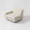 Modo Right End Outdoor Slipcover - Oat