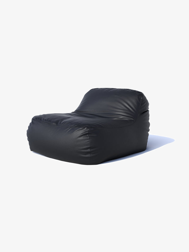 Dune Lounge Chair Vegan Leather - Black