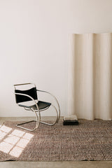 Selva Rug Burgundy & Natural White | 6'6" x 9'8"