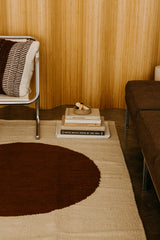 Sol Rug Bone & Chestnut | 4'6" x 6'6"