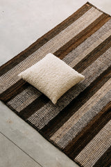 Sierra Rug Brown & Natural White | 6'8" x 8'6"