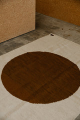 Sol Rug Bone & Chestnut | 4'6" x 6'6"
