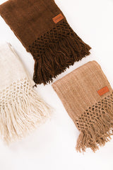 Puna Llama Throw - Tobacco