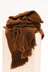 Puna Llama Throw - Tobacco