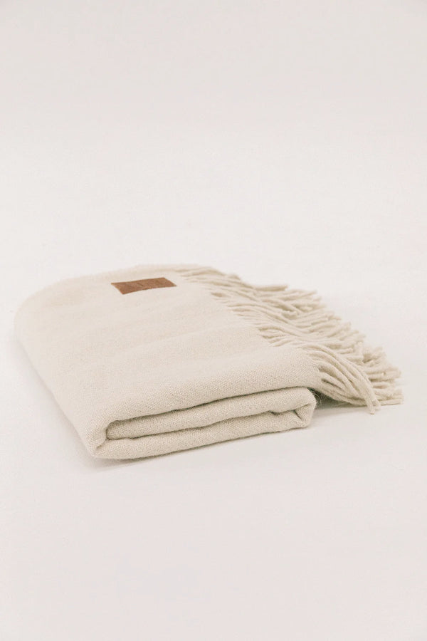 Puna Throw - Natural White