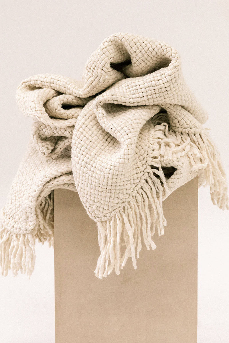 Monte Throw - Natural White