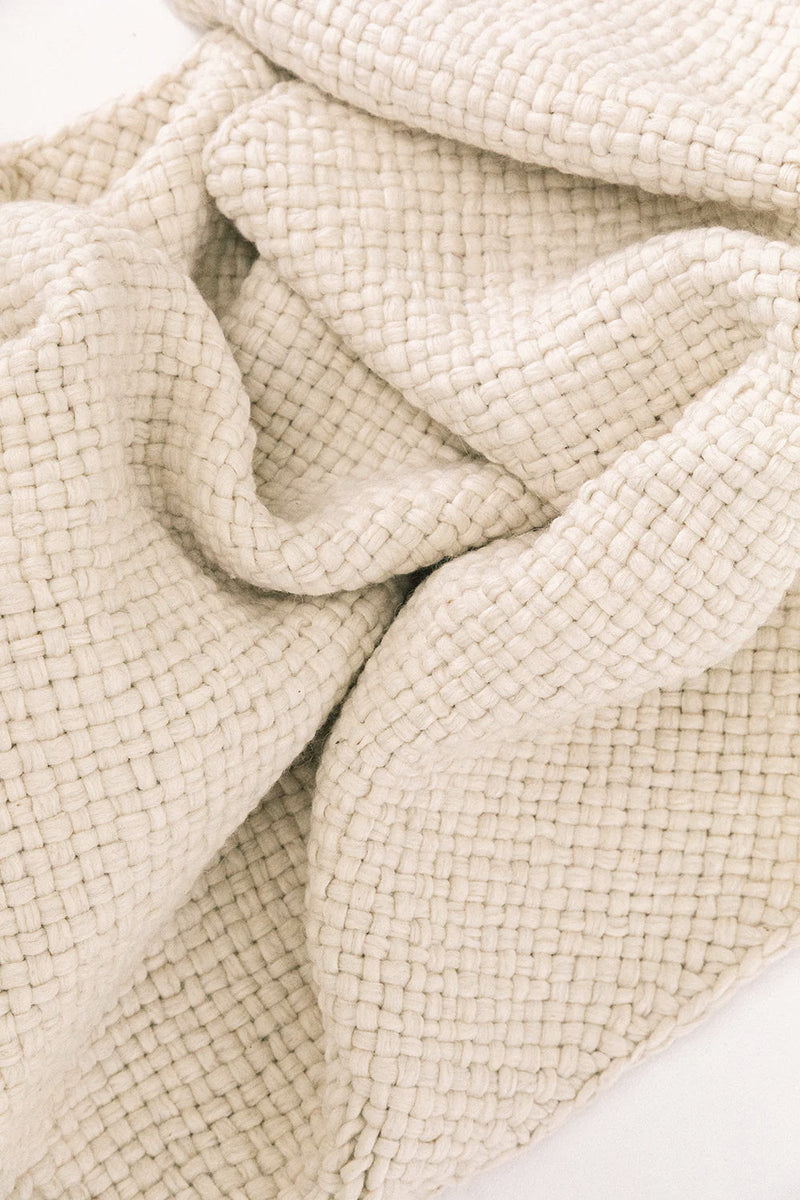 Monte Throw - Natural White