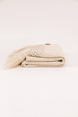 Puna Llama Throw - Natural White