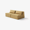 Modo Armless (80") Sofa - Performance Fabric - Chamomile