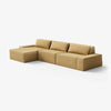 Modo 3 Piece (142") Sofa + Ottoman - Performance Fabric - Chamomile