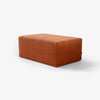 Modo Ottoman Slipcover - Performance Fabric - Terracotta