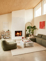 Dume Lounge Chair Velvet - Aqua