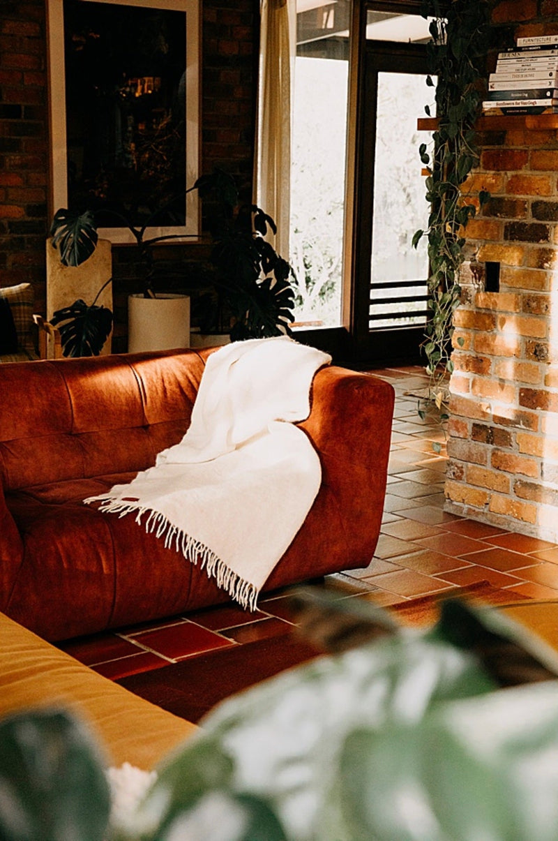 Puna Throw - Natural White