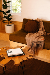 Puna Llama Throw - Oat