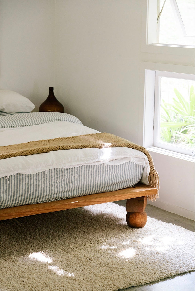 Maya Rug Natural White | 5'8" x 6'0"