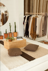 Danna Rug Sand, Brown, White | 6'3" x 9'8"
