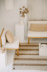Vera Rug Sand, Brown & Latte | 6'0" x 8'10"
