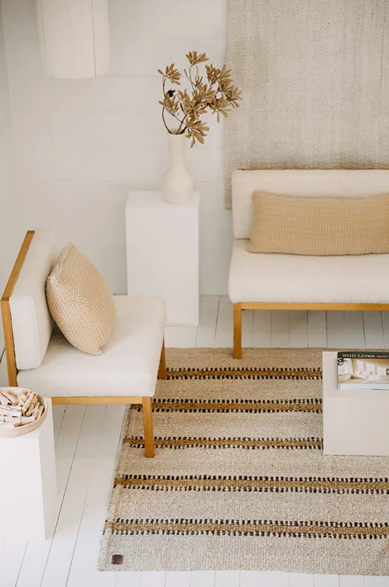 Vera Rug Sand, Brown & Latte | 6'0" x 8'10"