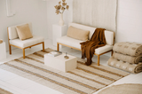 Vera Rug Sand, Brown & Latte | 6'0" x 8'10"