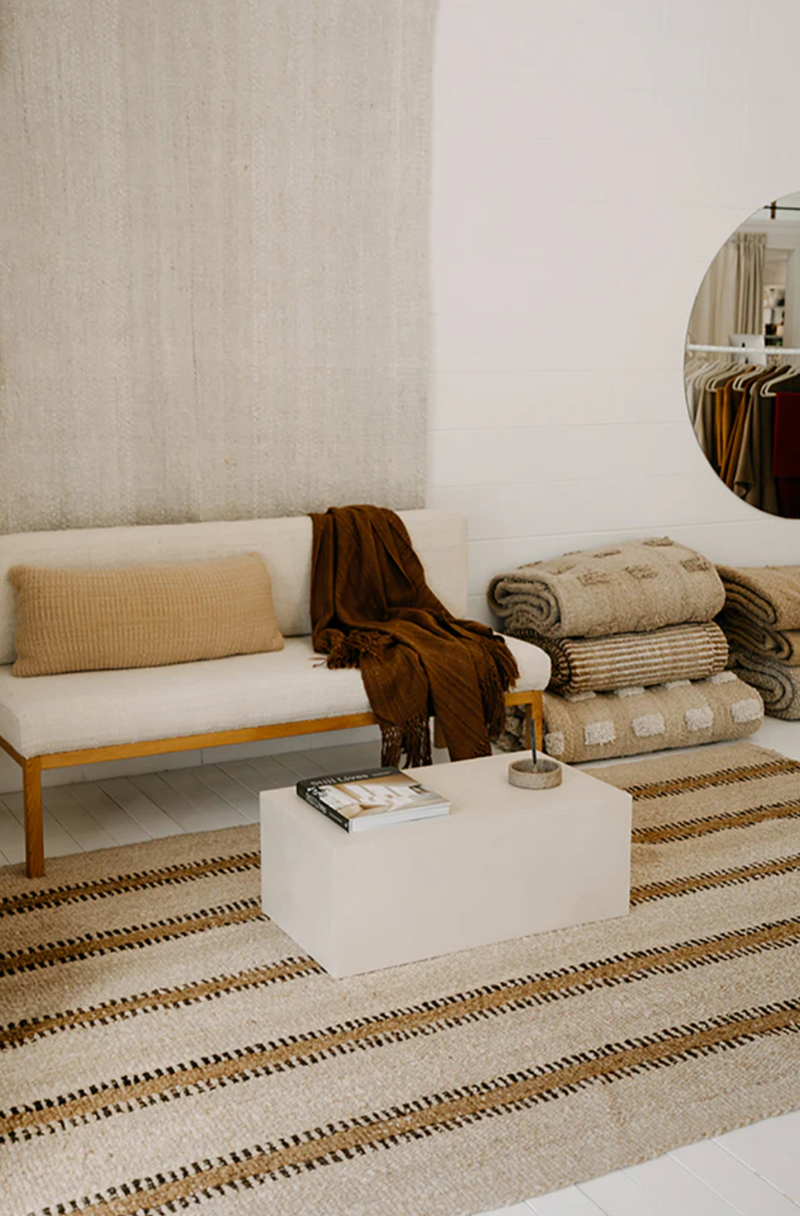 Vera Rug Sand, Brown & Latte | 6'0" x 8'10"
