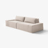 Modo 2 Piece (102") Sofa - Velvet - Marshmallow