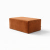 Modo Ottoman Slipcover - Velvet - Cognac
