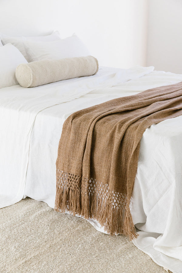 Puna Llama Throw - Oat