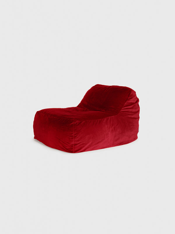 Dune Velvet Chair Cover - Rouge